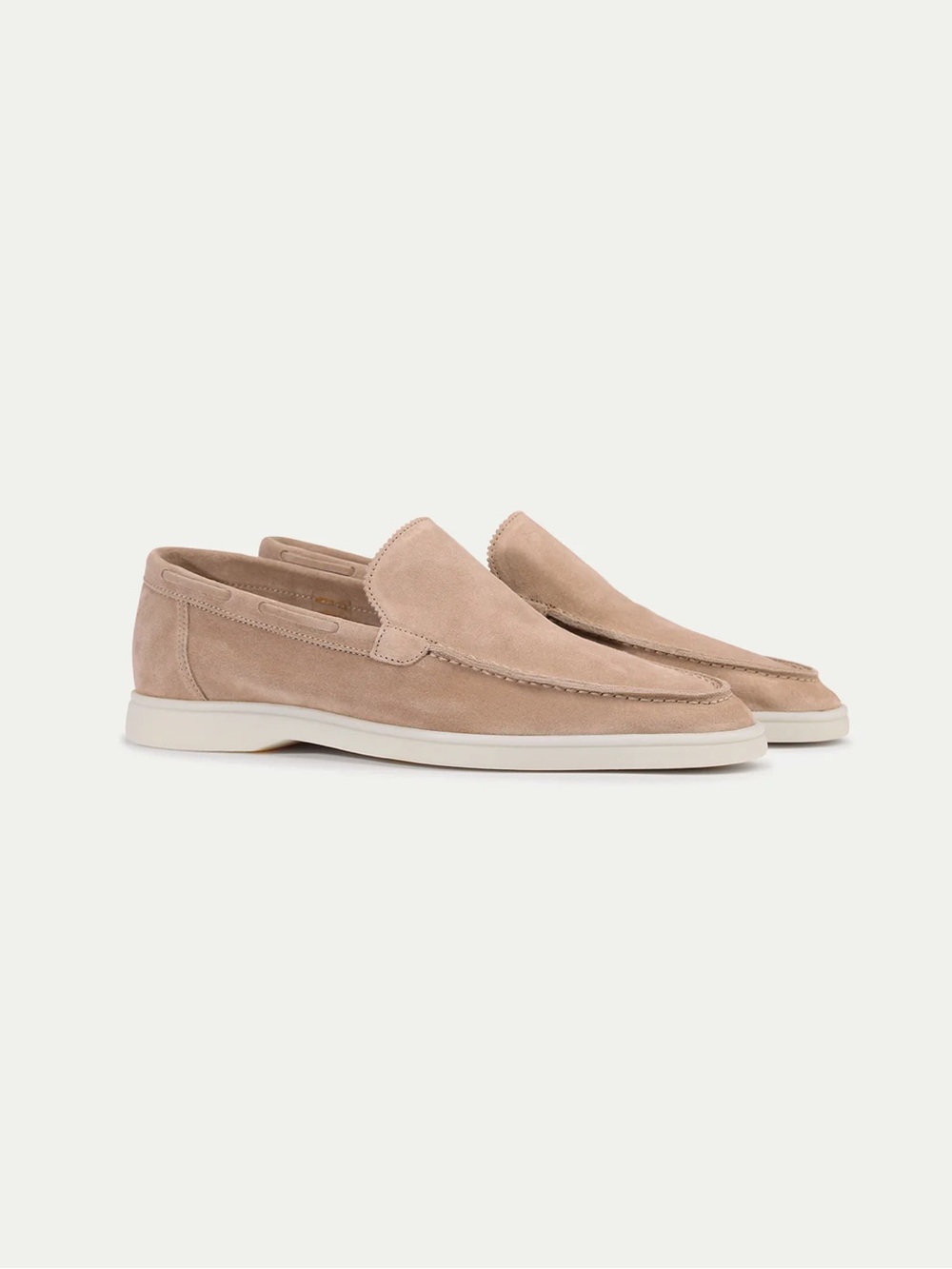 Aurelien Light Beige Yacht Loafer NIB 42